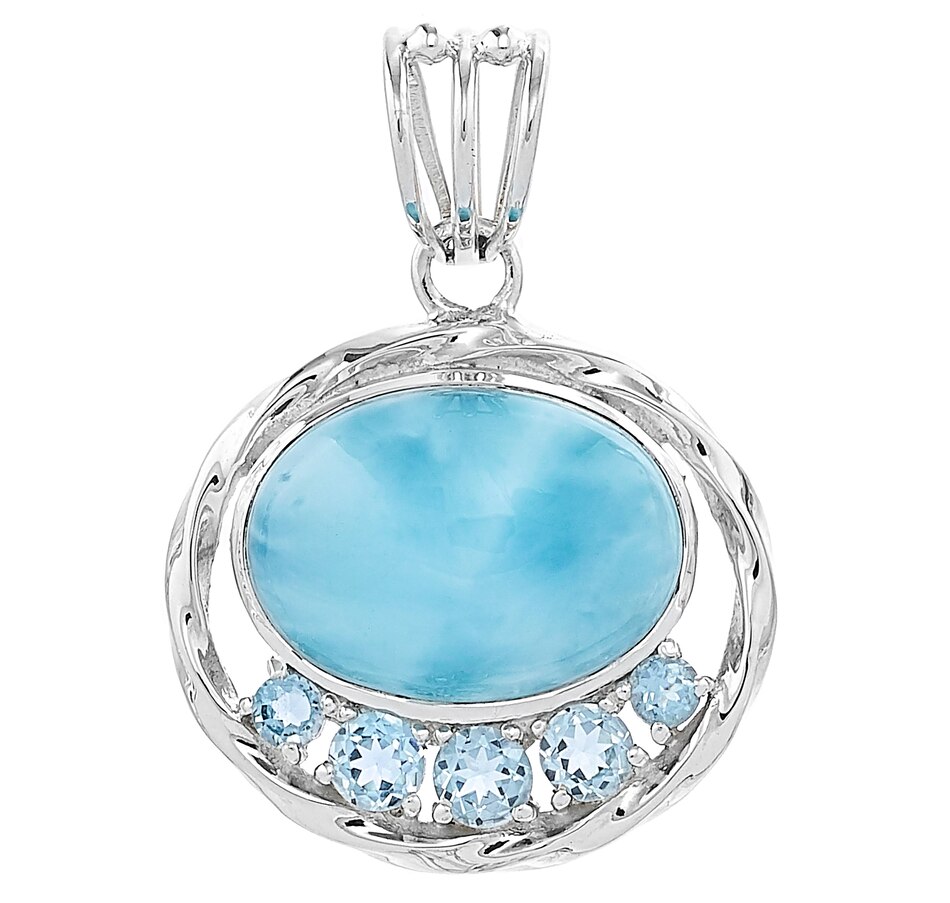 Image 218375_LRBTZ.jpg, Product 218-375 / Price $99.88, Himalayan Gems Sterling Silver Gemstone Pendant from Himalayan Gems on TSC.ca's Jewellery department