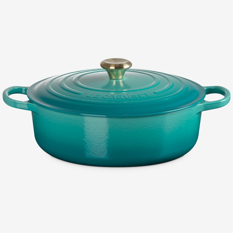 Image 218545_BLERI.jpg, Product 218-545 / Price $590.00, Le Creuset 6.2L Shallow Round French Oven from Le Creuset on TSC.ca's Kitchen department