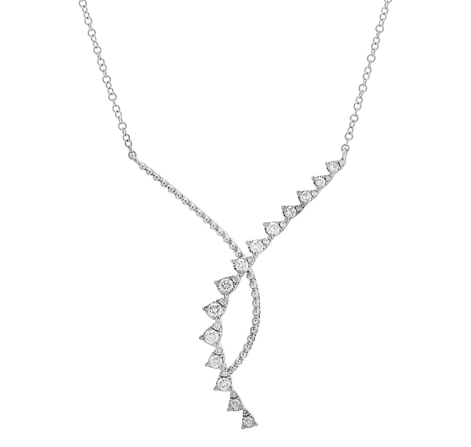 tsc.ca - LUXLE Jewellery 14K Gold 0.40ctw Diamond Drop Necklace