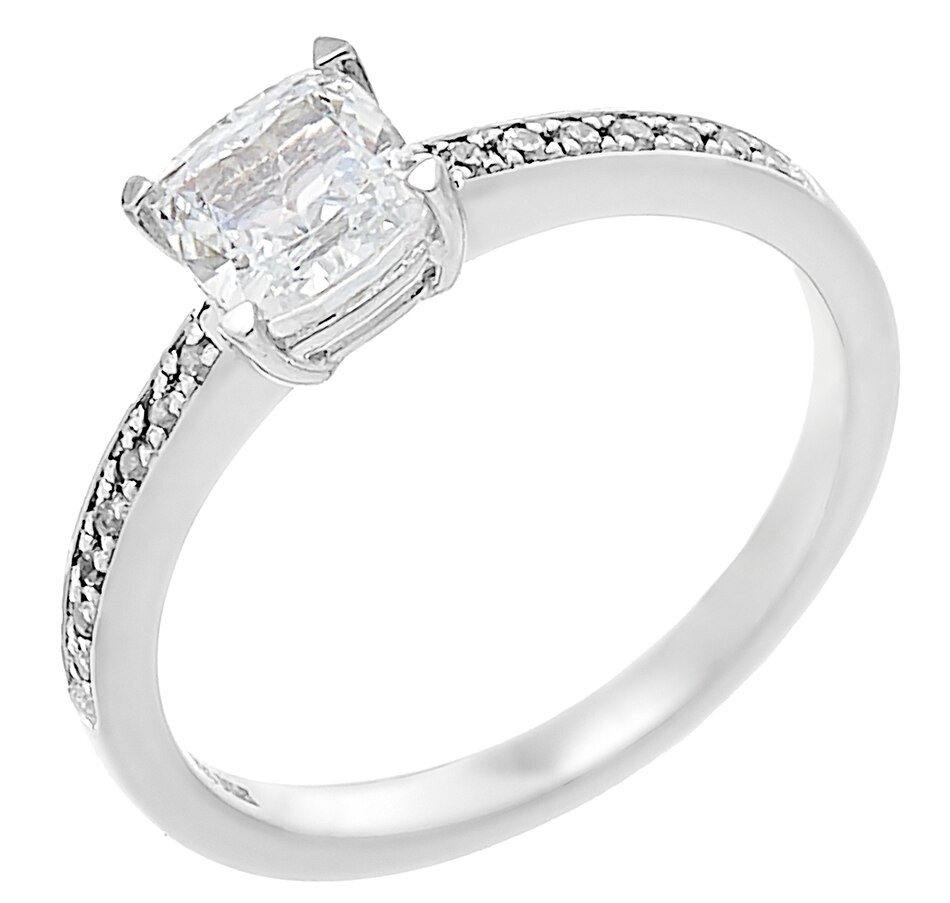 tsc.ca Deborah Freund Designs Sterling Silver Crushed Ice Radiant Cut