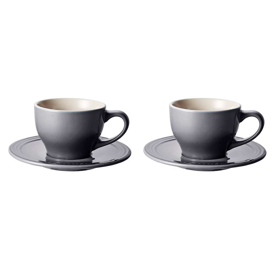 Image 218835_OYS.jpg, Product 218-835 / Price $65.00, Le Creuset Classic 0.2L Cappuccino Cups and Saucers (set of 2) from Le Creuset on TSC.ca's Kitchen department
