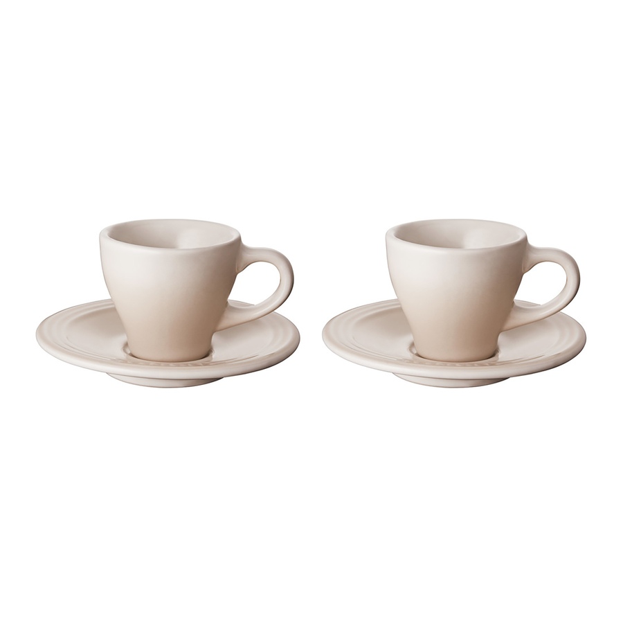 Image 218836_MGE.jpg, Product 218-836 / Price $55.00, Le Creuset Classic 0.7L Espresso Cups and Saucers (set of 2) from Le Creuset on TSC.ca's Kitchen department