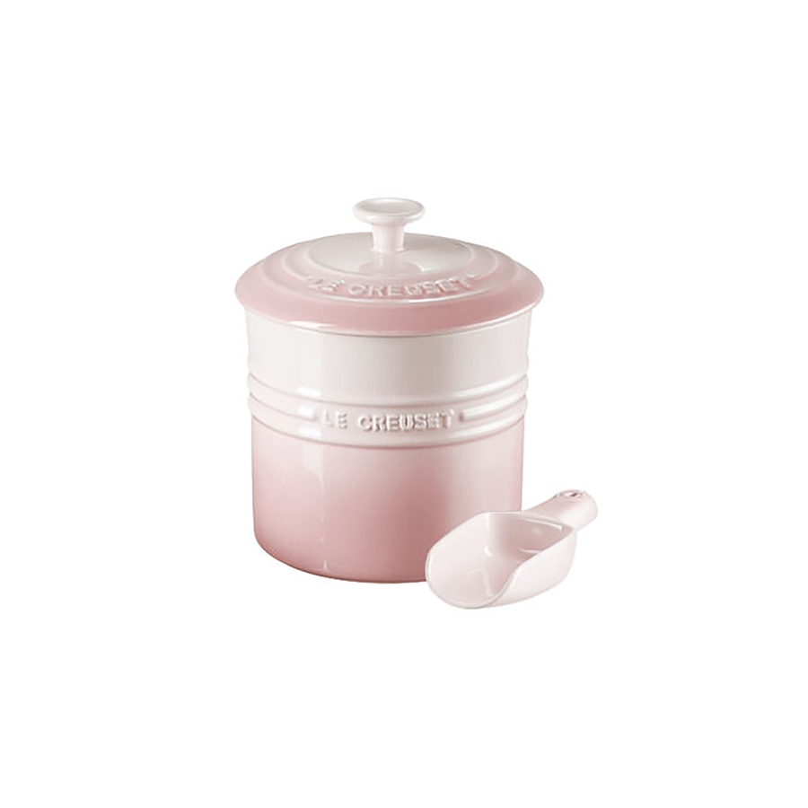 Image 219068_SHK.jpg, Product 219-068 / Price $75.00, Le Creuset 1.9L Pet Food Container with Scoop Cerise from Le Creuset on TSC.ca's Home & Garden department