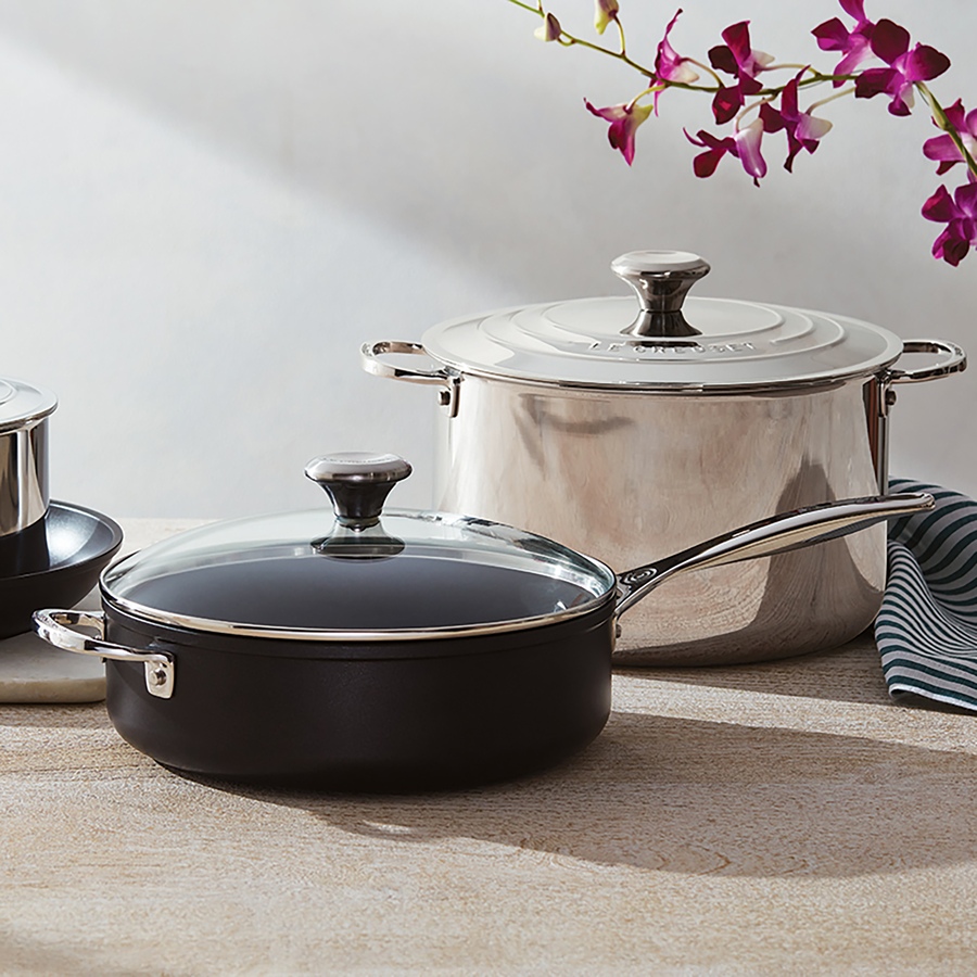 Image 219096_ALTMORE2.jpg, Product 219-096 / Price $420.00, Le Creuset Toughened Non-Stick Pro 4L Sauté Pan with Helper Handle and Lid  from Le Creuset on TSC.ca's Kitchen department