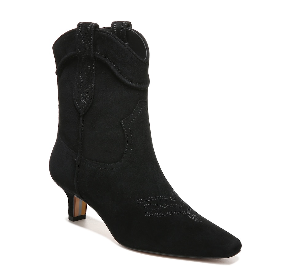 Image 219188_BLK.jpg, Product 219-188 / Price $99.33, Sam Edelman Taryn Suede Western Bootie from Sam Edelman on TSC.ca's Shoes department