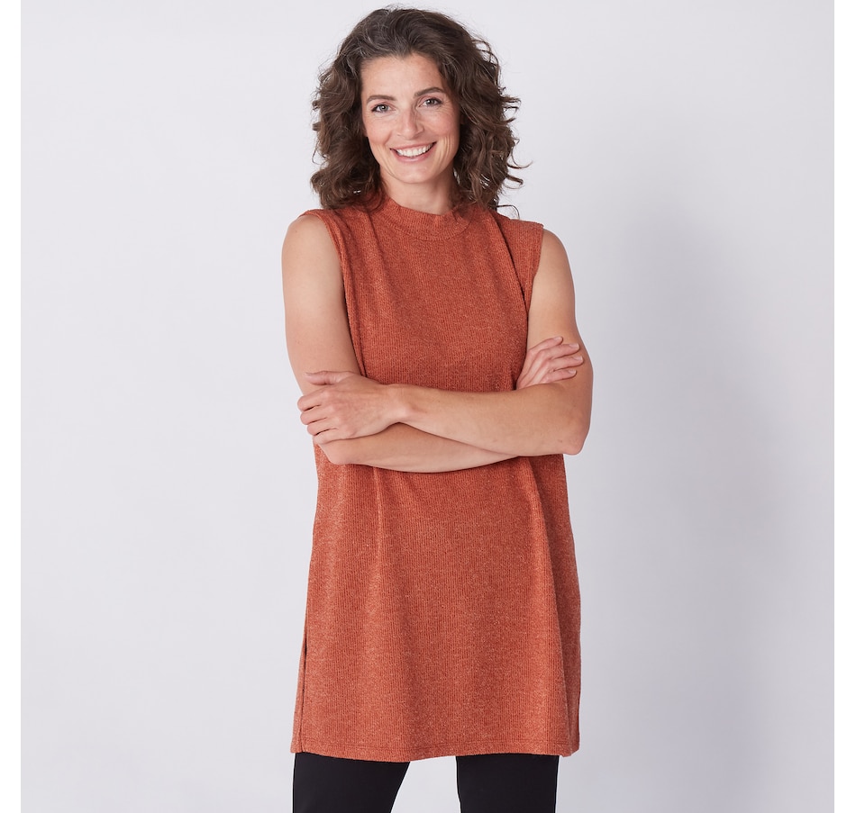 Image 219219_CIN.jpg, Product 219-219 / Price $19.33, Mr. Max Ashmore Rib Mock Neck Tunic from Mr. Max on TSC.ca's Fashion department