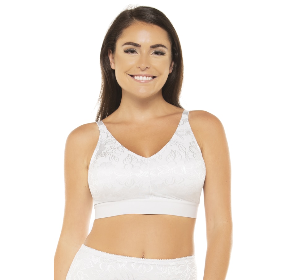 Women's & Girls' Spandex & Cotton Lightly Padded, With Removable Pads  Bralette Bra (RC-LACEBRA2-WHITE_White_Free Size)