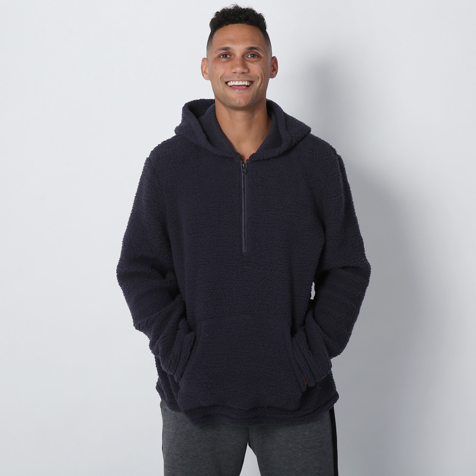 Cuddl duds clearance half zip hoodie