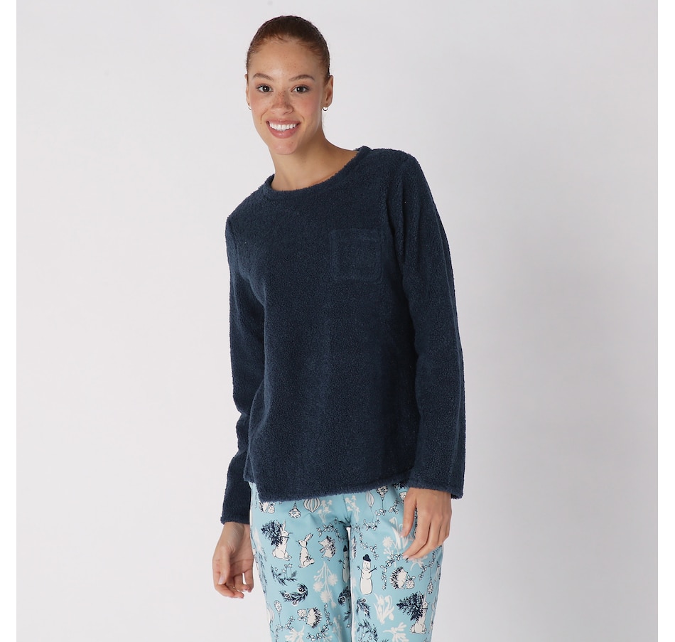 Image 219343_ALTMORE1.jpg, Product 219-343 / Price $24.33, Cuddl Duds Cozy Sherpa And Jersey PJ Set from Cuddl Duds on TSC.ca's Fashion department