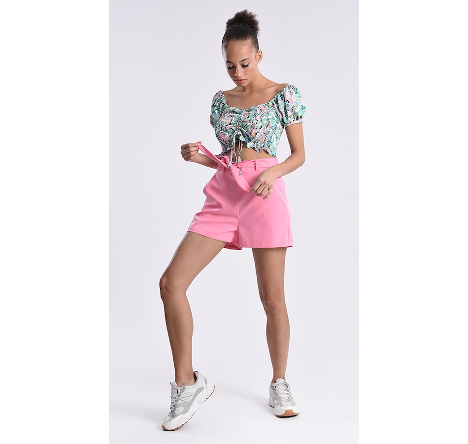 Image 219380_PNK.jpg, Product 219-380 / Price $19.33, Molly Bracken Shorts With Tie Waist from Molly Bracken on TSC.ca's Fashion department