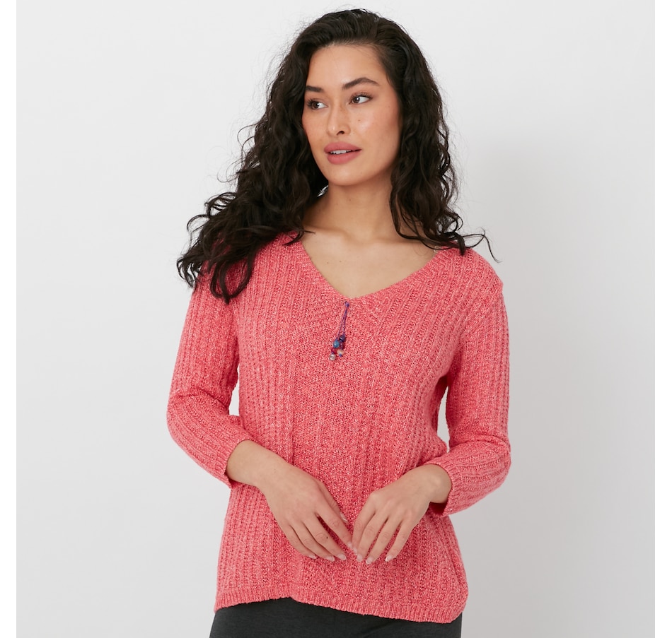 Image 219457_CRBLH.jpg, Product 219-457 / Price $44.33, Parkhurst Laylah V Neck Pullover from Parkhurst on TSC.ca's Fashion department