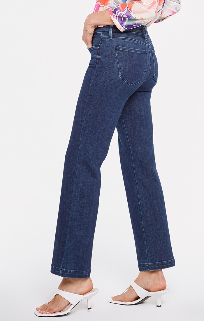 NYDJ Waist Match Relaxed Flared Jeans