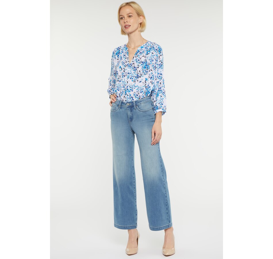 Teresa Wide Leg Ankle Jeans by NYDJ