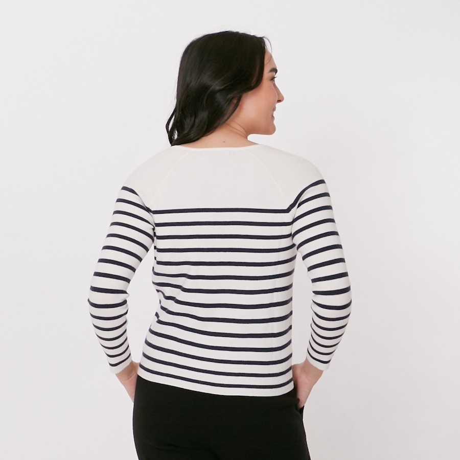 Image 219529_ALTMORE1.jpg, Product 219-529 / Price $29.33, Crystal Kobe Striped Ribbed Cardigan from Crystal Kobe on TSC.ca's Fashion department