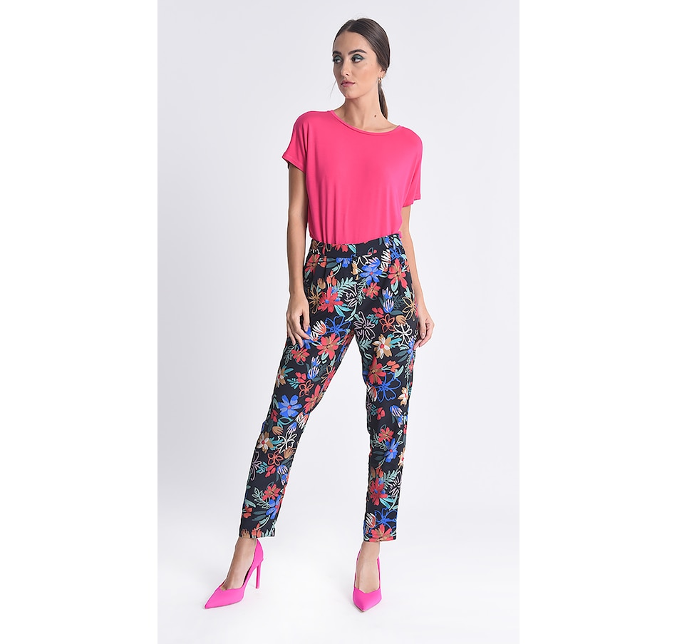 Clothing & Shoes - Bottoms - Pants - Molly Bracken Floral Print Pant ...