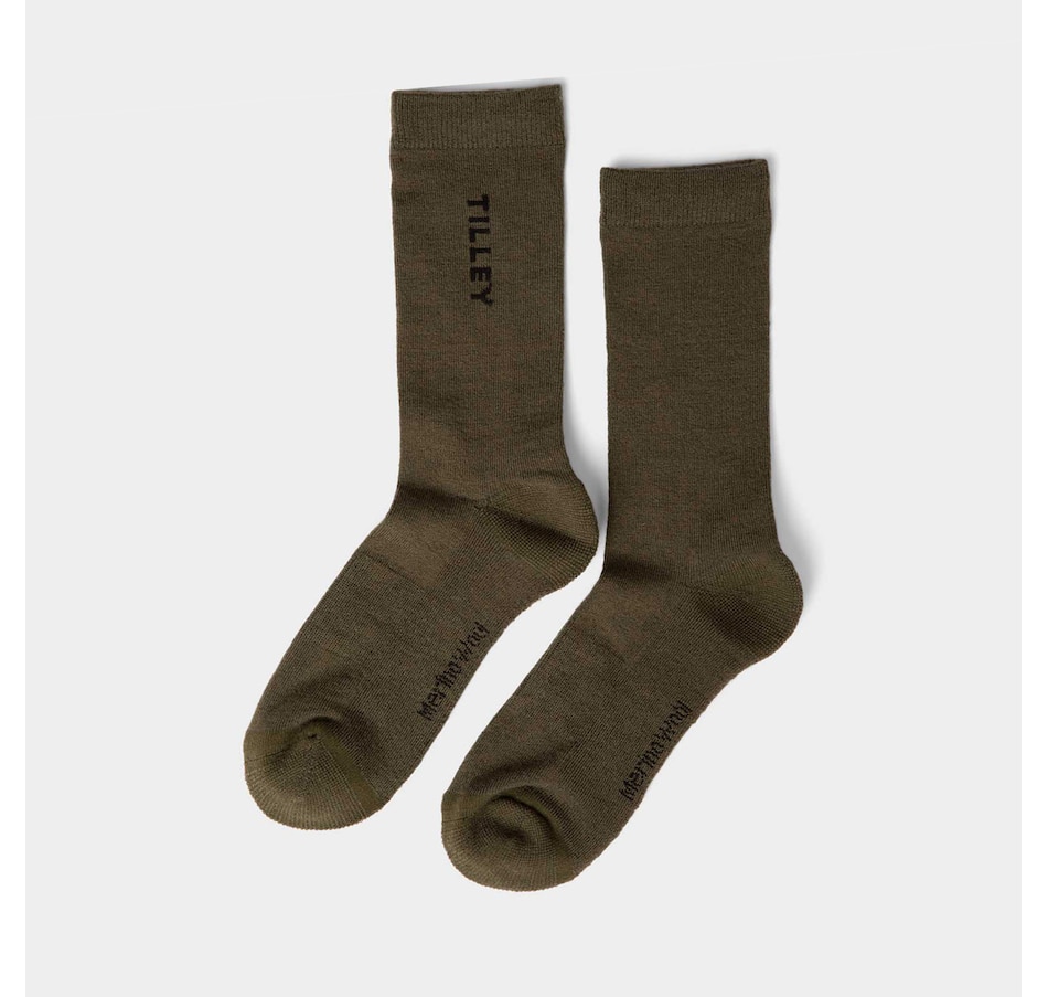 Image 219628_KHA.jpg, Product 219-628 / Price $16.00, Tilley Merino Outdoor Socks from Tilley on TSC.ca's Fashion department