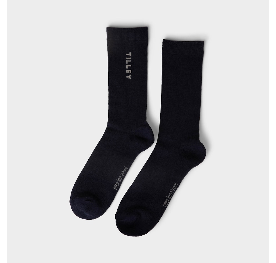 Image 219628_NVY.jpg, Product 219-628 / Price $16.00, Tilley Merino Outdoor Socks from Tilley on TSC.ca's Fashion department