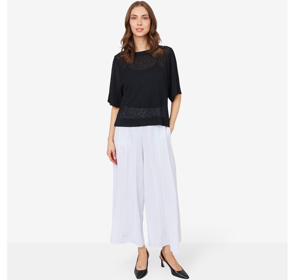 Image 219654_ALTMORE3.jpg, Product 219-654 / Price $54.88, Red Coral Button Back Detail Light Topper from Red Coral Fashions on TSC.ca's Fashion department