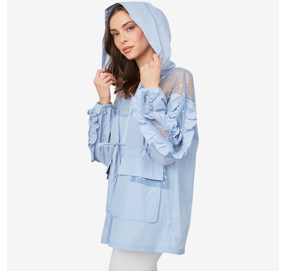 Image 219656_ALTMORE1.jpg, Product 219-656 / Price $54.88, Red Coral Sequin Lightweight Jacket with Hoody from Red Coral Fashions on TSC.ca's Fashion department