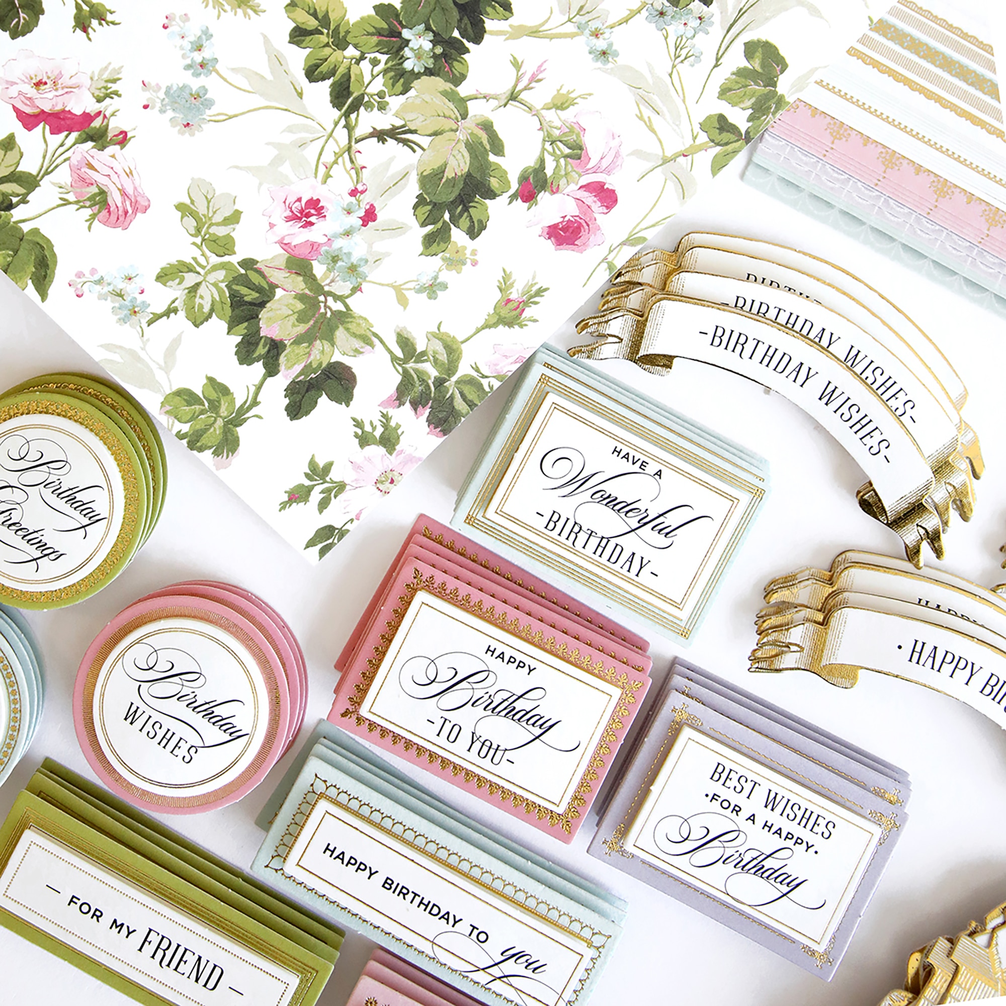 Anna Griffin メッセージカード Anna Griffin Birthday Greetings Card Making Kit - TSC.ca