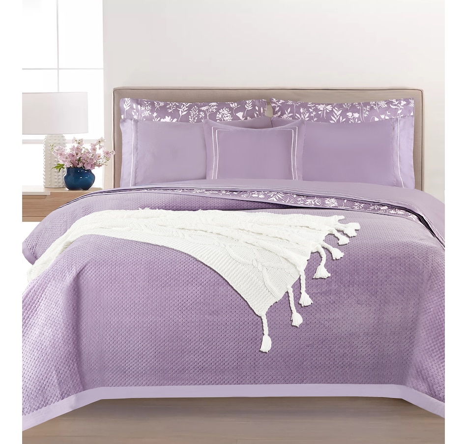 Image 219713_ALTMORE8.jpg, Product 219-713 / Price $99.99, Claro Living Home Plush Waffle Blanket from Claro Living Home on TSC.ca's Home & Garden department