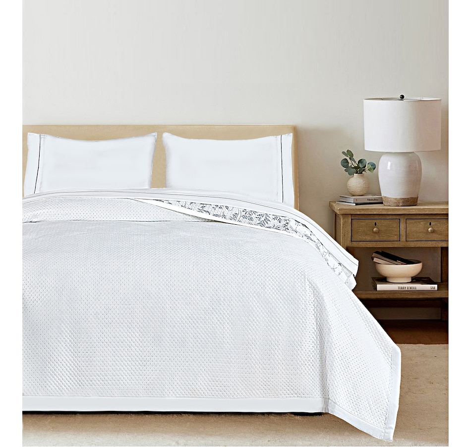 Image 219713_WHT.jpg, Product 219-713 / Price $99.99, Claro Living Home Plush Waffle Blanket from Claro Living Home on TSC.ca's Home & Garden department