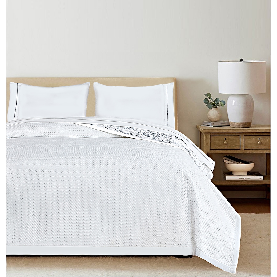 Image 219713_WHT.jpg, Product 219-713 / Price $49.99, Claro Living Home Plush Waffle Blanket from Claro Living Home on TSC.ca's Home & Garden department