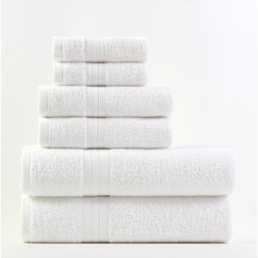 Image 219716_WHT.jpg, Product 219-716 / Price $28.88, Claro Home Combed Cotton 6-Piece Terry Towel Set from Claro Living Home on TSC.ca's Home & Garden department