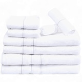 Home Suite Jono Cotton 6-Piece Towel Set plus Two-Pack of Bonus Bath Sheets