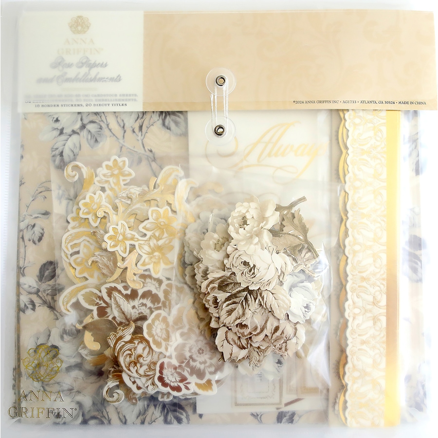 Image 219720_ALTMORE1.jpg, Product 219-720 / Price $94.99, Anna Griffin Rose Papers and Embellishments from Anna Griffin on TSC.ca's Home & Garden department