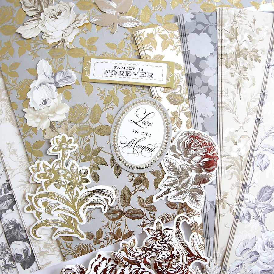 Image 219720_ALTMORE3.jpg, Product 219-720 / Price $94.99, Anna Griffin Rose Papers and Embellishments from Anna Griffin on TSC.ca's Home & Garden department