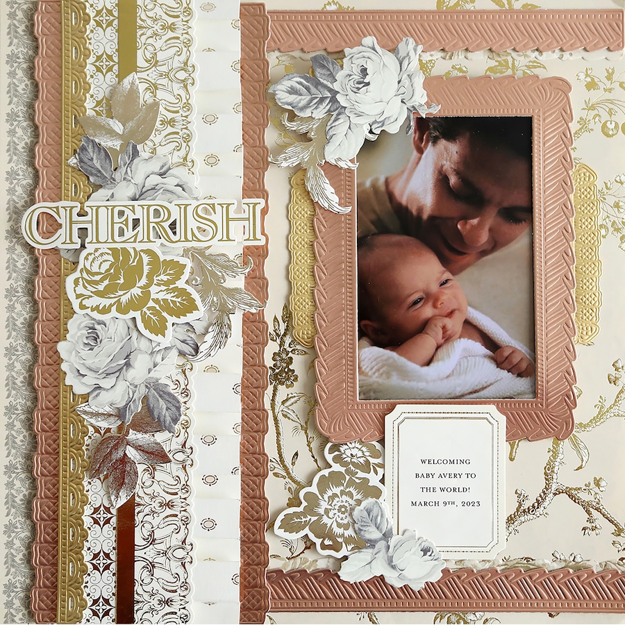 Image 219720_ALTMORE5.jpg, Product 219-720 / Price $94.99, Anna Griffin Rose Papers and Embellishments from Anna Griffin on TSC.ca's Home & Garden department