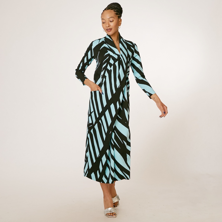 Image 219781_TBLK.jpg, Product 219-781 / Price $82.33, Brian Bailey Draped Viscose/Cotton Dress from Brian Bailey on TSC.ca's Fashion department