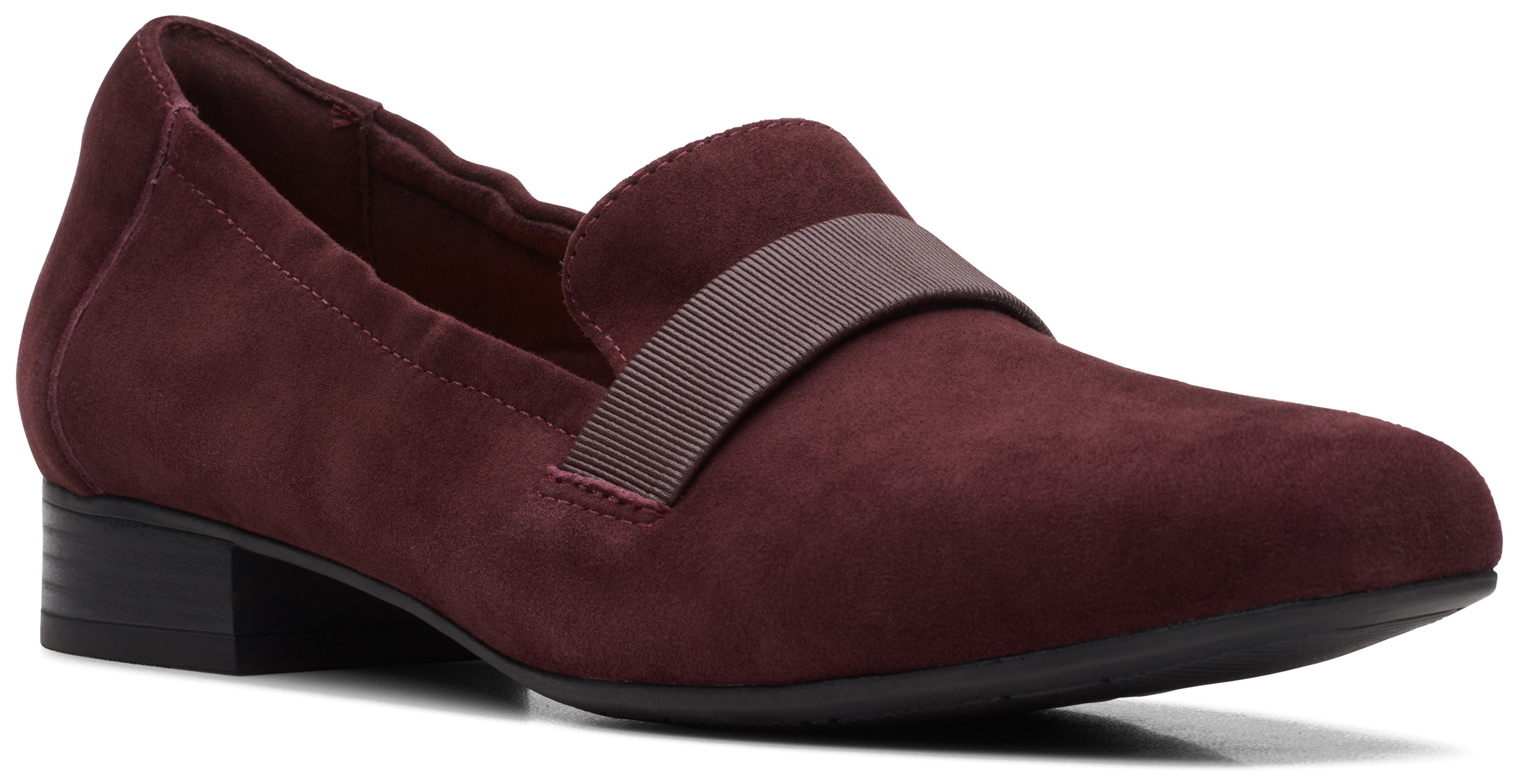 Clarks burgundy hot sale shoes