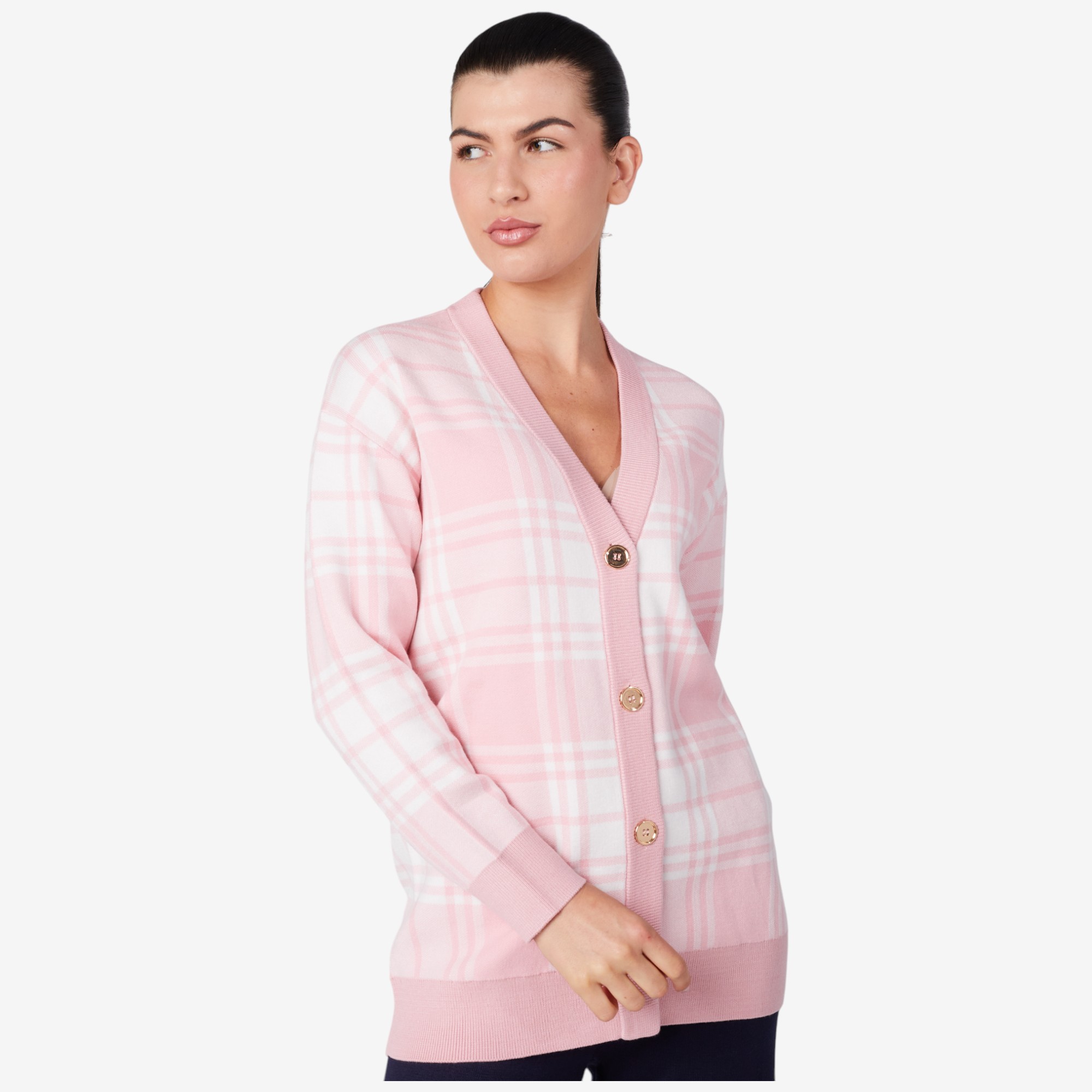 Isaac Mizrahi The Tribeca Jacquard Sweater Cardigan - TSC.ca