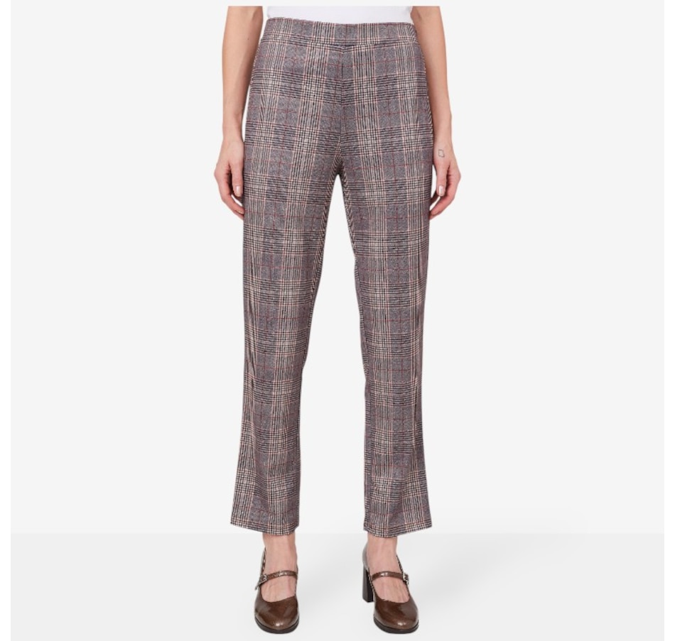 Image 219872_PLD.jpg, Product 219-872 / Price $59.88, Isaac Mizrahi The Printed Slim Ponte Ankle Pant from Isaac Mizrahi New York on TSC.ca's Fashion department