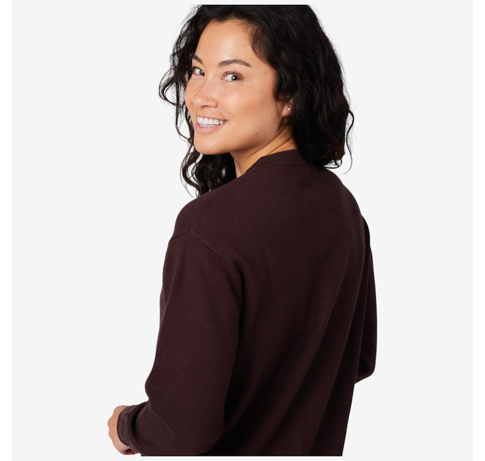 Image 219875_ALTMORE1.jpg, Product 219-875 / Price $79.88, Isaac Mizrahi Round Neck Button Down Cardigan Coat from Isaac Mizrahi New York on TSC.ca's Fashion department