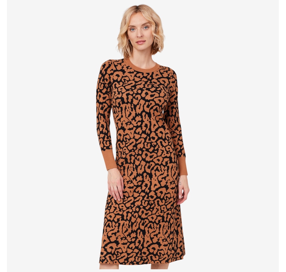 Image 219880_LEP.jpg, Product 219-880 / Price $79.88, Isaac Mizrahi Knit Midi Sweater Dress from Isaac Mizrahi New York on TSC.ca's Fashion department