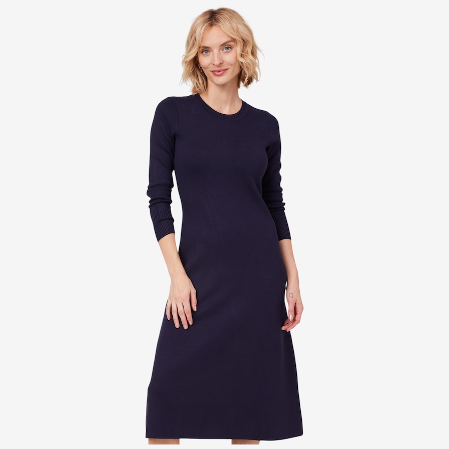 Image 219880_NVY.jpg, Product 219-880 / Price $29.33, Isaac Mizrahi Knit Midi Sweater Dress from Isaac Mizrahi New York on TSC.ca's Fashion department