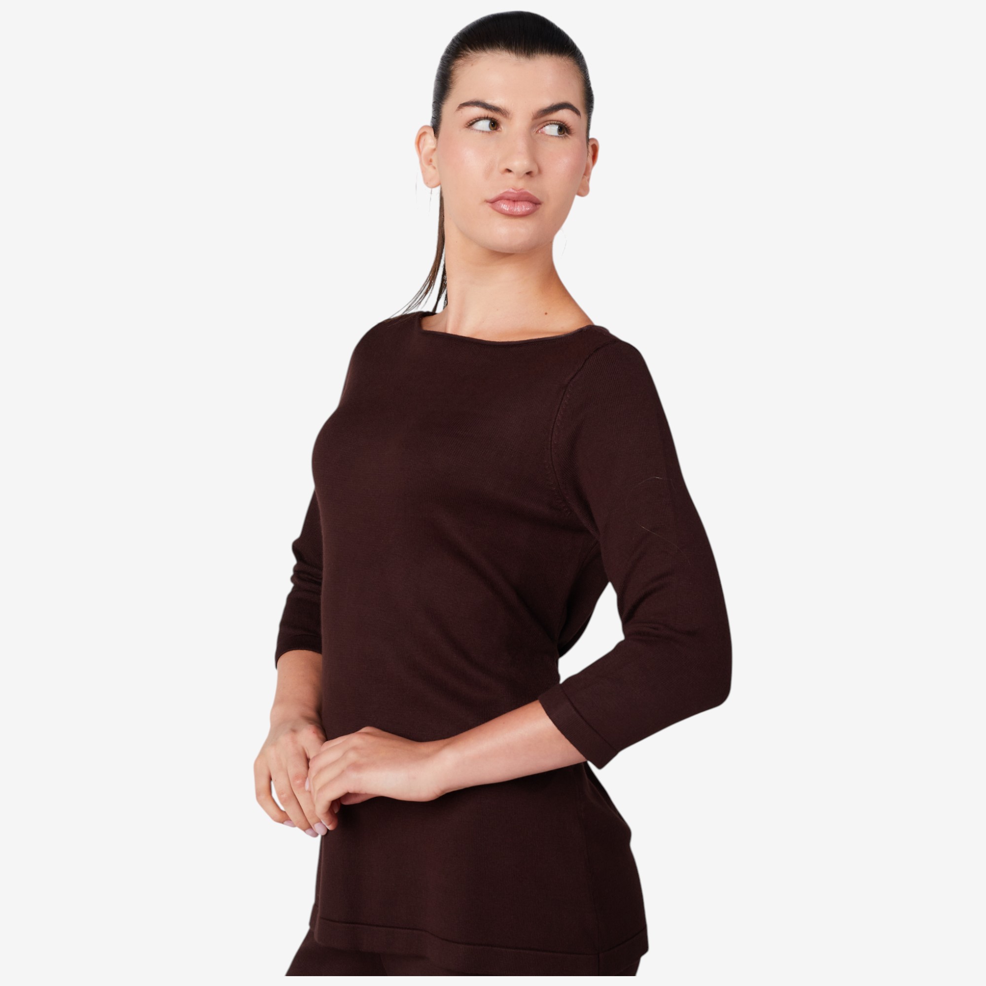 Isaac Mizrahi Rib Knit Belted Tunic - TSC.ca