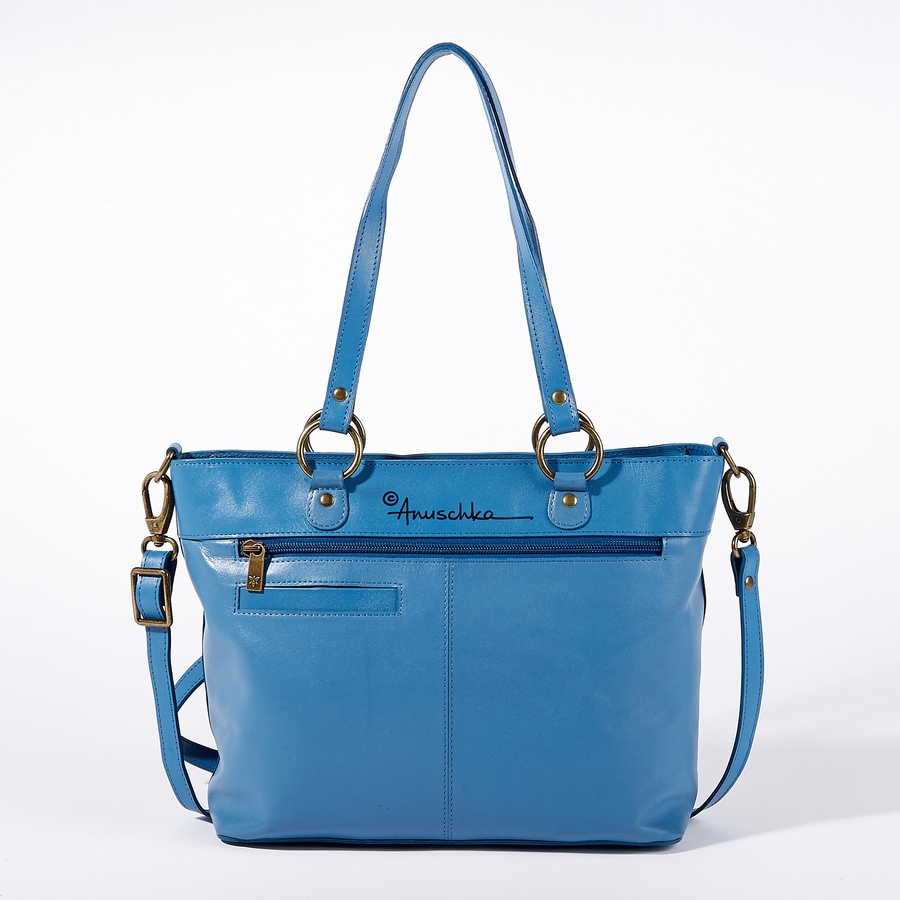 Image 219965_ALTMORE12.jpg, Product 219-965 / Price $149.88, Anuschka Painted and Embroidered Zip Top Tote from Anuschka Handbags on TSC.ca's Fashion department