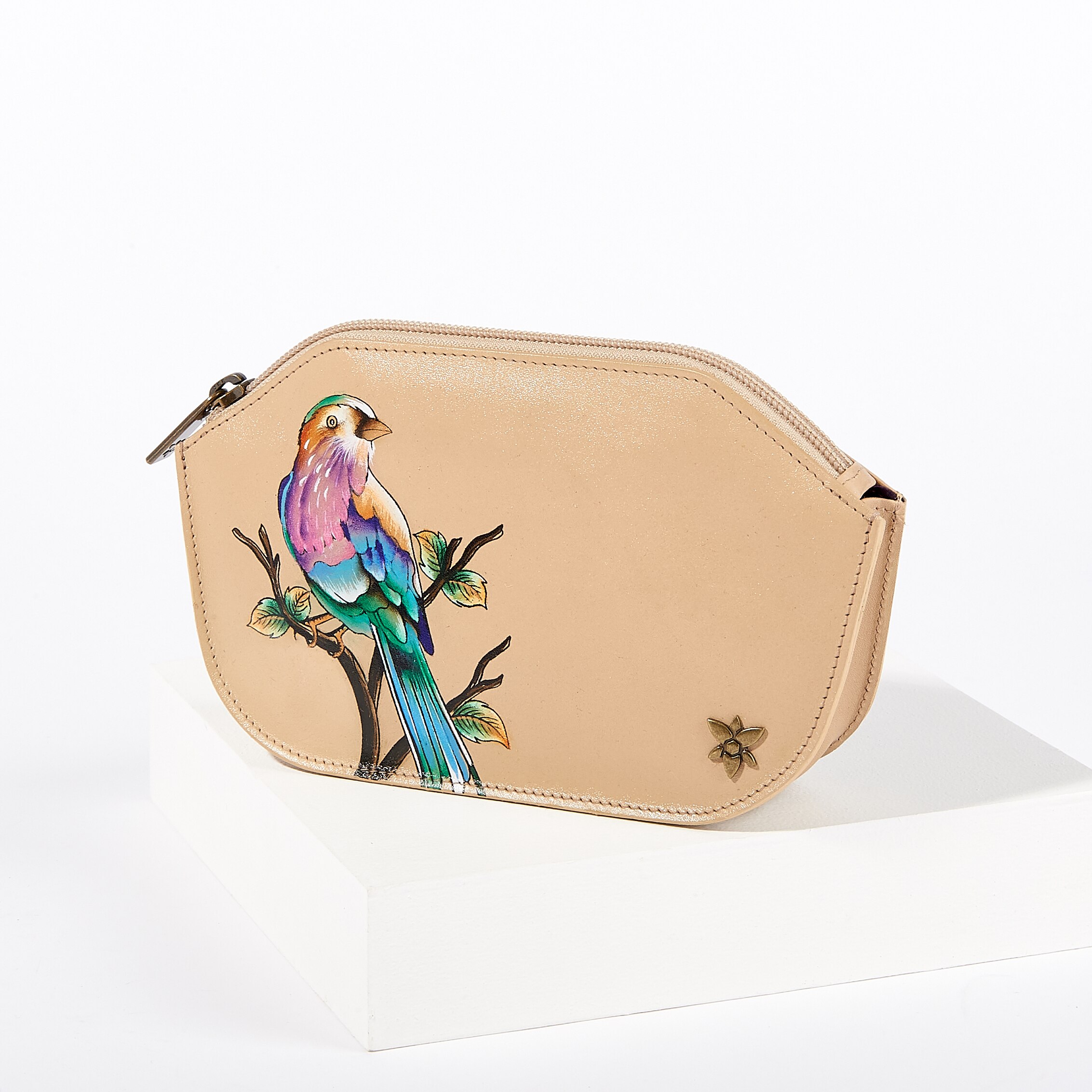 ANUSCHKA Handpainted Cosmetic online Pouch