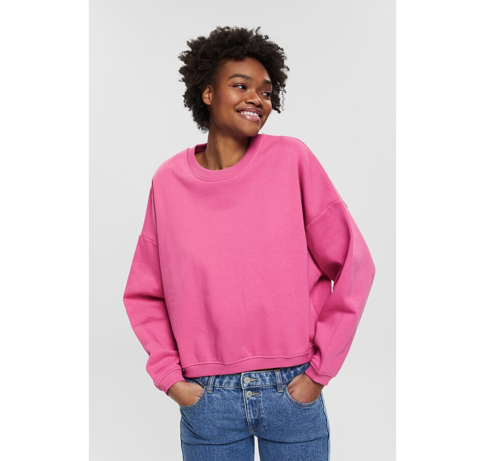 Image 220016_PNK.jpg, Product 220-016 / Price $24.33, Esprit Crew Neck Sweatshirt from Esprit on TSC.ca's Fashion department