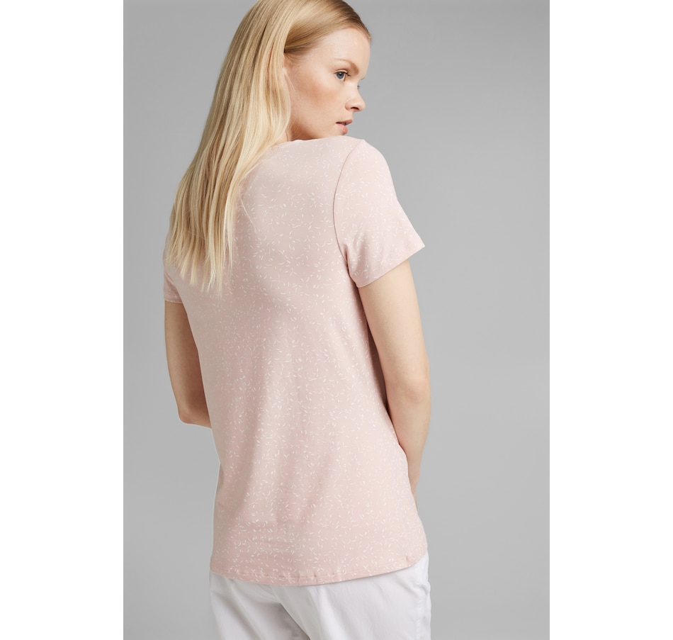 Image 220031_ALTMORE1.jpg, Product 220-031 / Price $11.33, Esprit Printed Stretch Organic Cotton Tee from Esprit on TSC.ca's Fashion department
