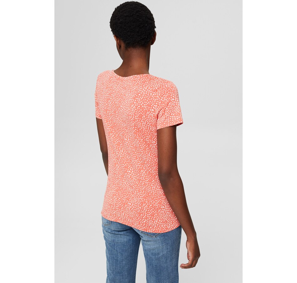 Image 220031_ALTMORE2.jpg, Product 220-031 / Price $11.33, Esprit Printed Stretch Organic Cotton Tee from Esprit on TSC.ca's Fashion department