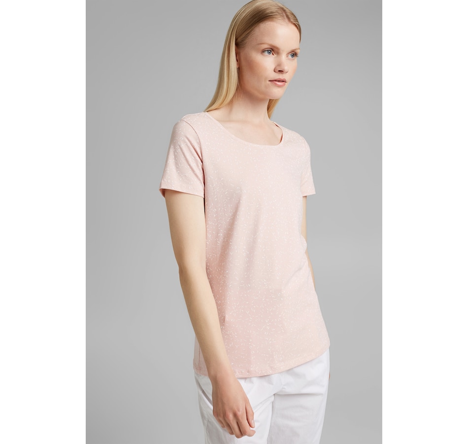 Image 220031_LBE.jpg, Product 220-031 / Price $11.33, Esprit Printed Stretch Organic Cotton Tee from Esprit on TSC.ca's Fashion department