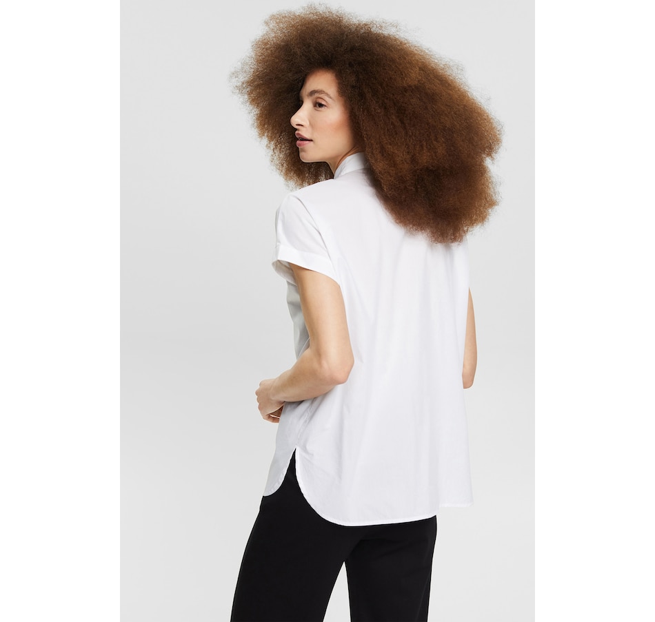 Image 220033_ALTMORE1.jpg, Product 220-033 / Price $24.33, Esprit Organic Short Sleeve Blouse from Esprit on TSC.ca's Fashion department