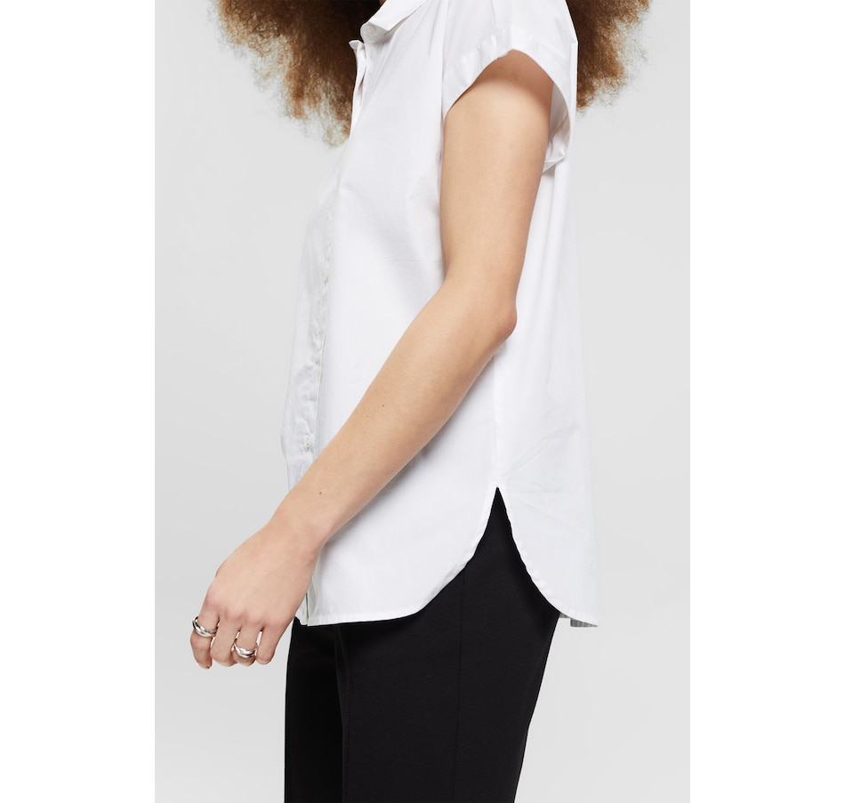 Image 220033_ALTMORE2.jpg, Product 220-033 / Price $24.33, Esprit Organic Short Sleeve Blouse from Esprit on TSC.ca's Fashion department