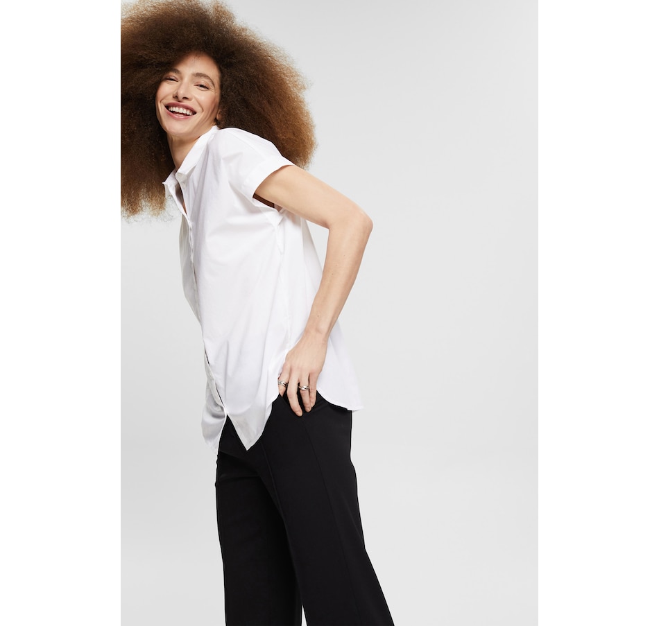 Image 220033_ALTMORE3.jpg, Product 220-033 / Price $24.33, Esprit Organic Short Sleeve Blouse from Esprit on TSC.ca's Fashion department