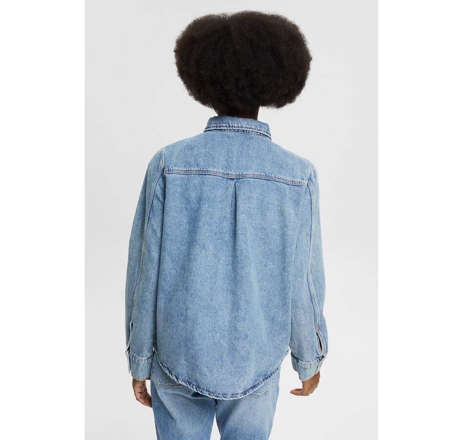 Image 220035_ALTMORE1.jpg, Product 220-035 / Price $39.33, Esprit Recycled Denim Shacket from Esprit on TSC.ca's Fashion department